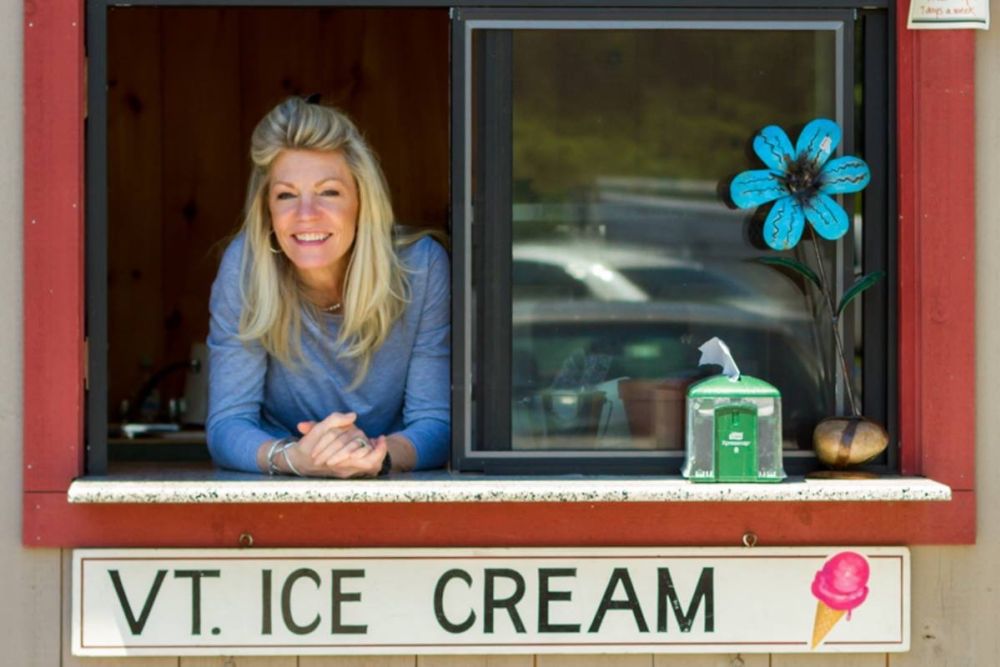 Vermont ice cream stand